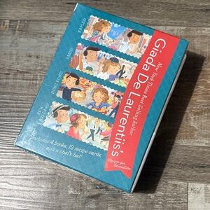 Giada De Laurentiis Kids Recipe Box Set - Teal and Red